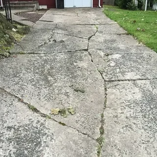 concrete driveways crack